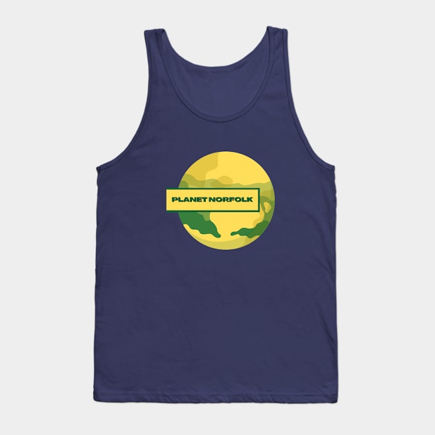 Planet Norfolk Tank Top by MyriadNorfolk